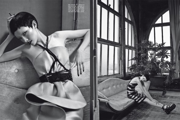 smart & stylish sun feifei emma summerton vogue italia, february 2012 5