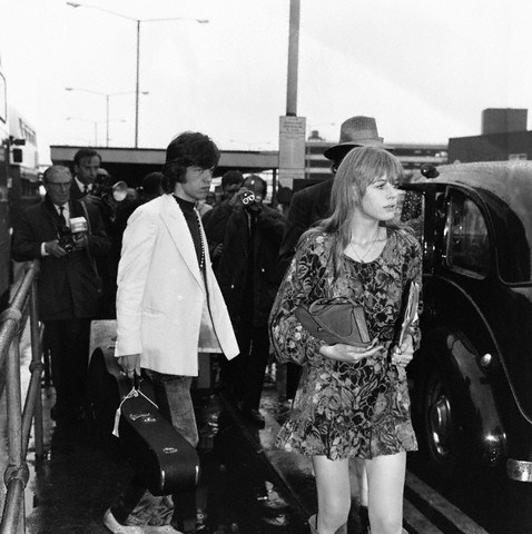 Mick Jagger and Marianne Faithfull